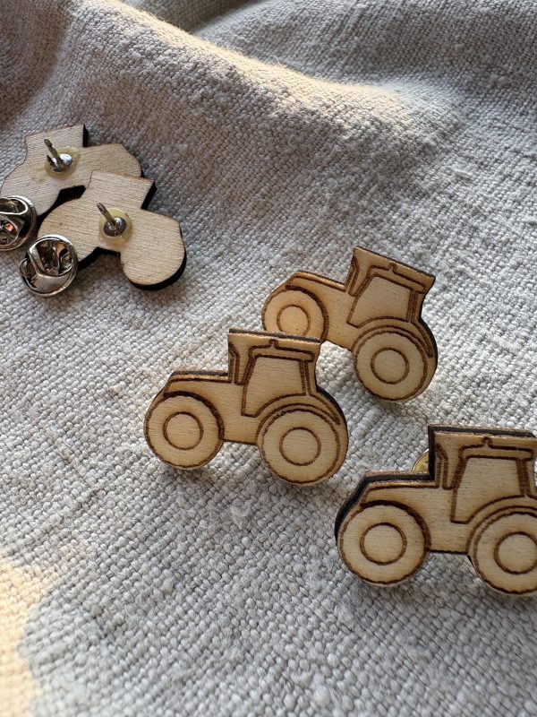 Ansteck-Pin Holz – Hoizmadl